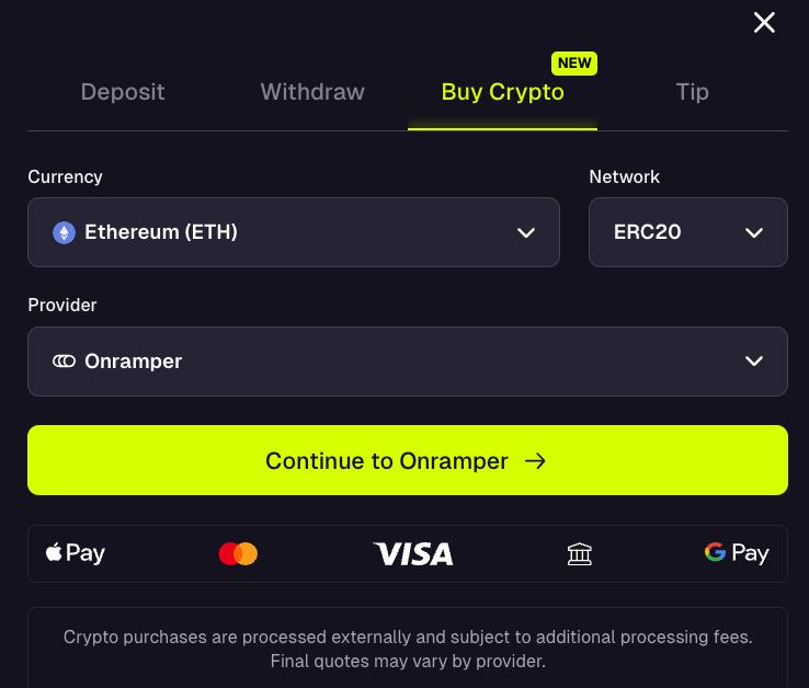Buy Crypto